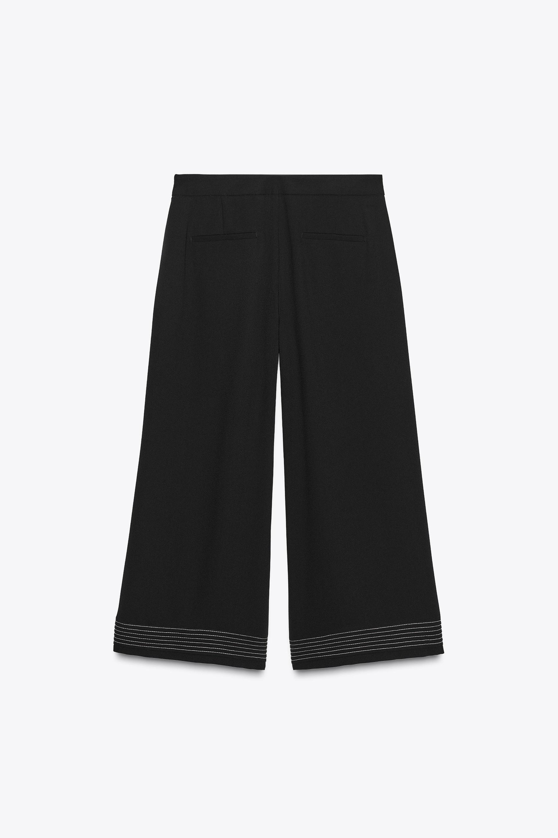 Pleated Culotte Trousers