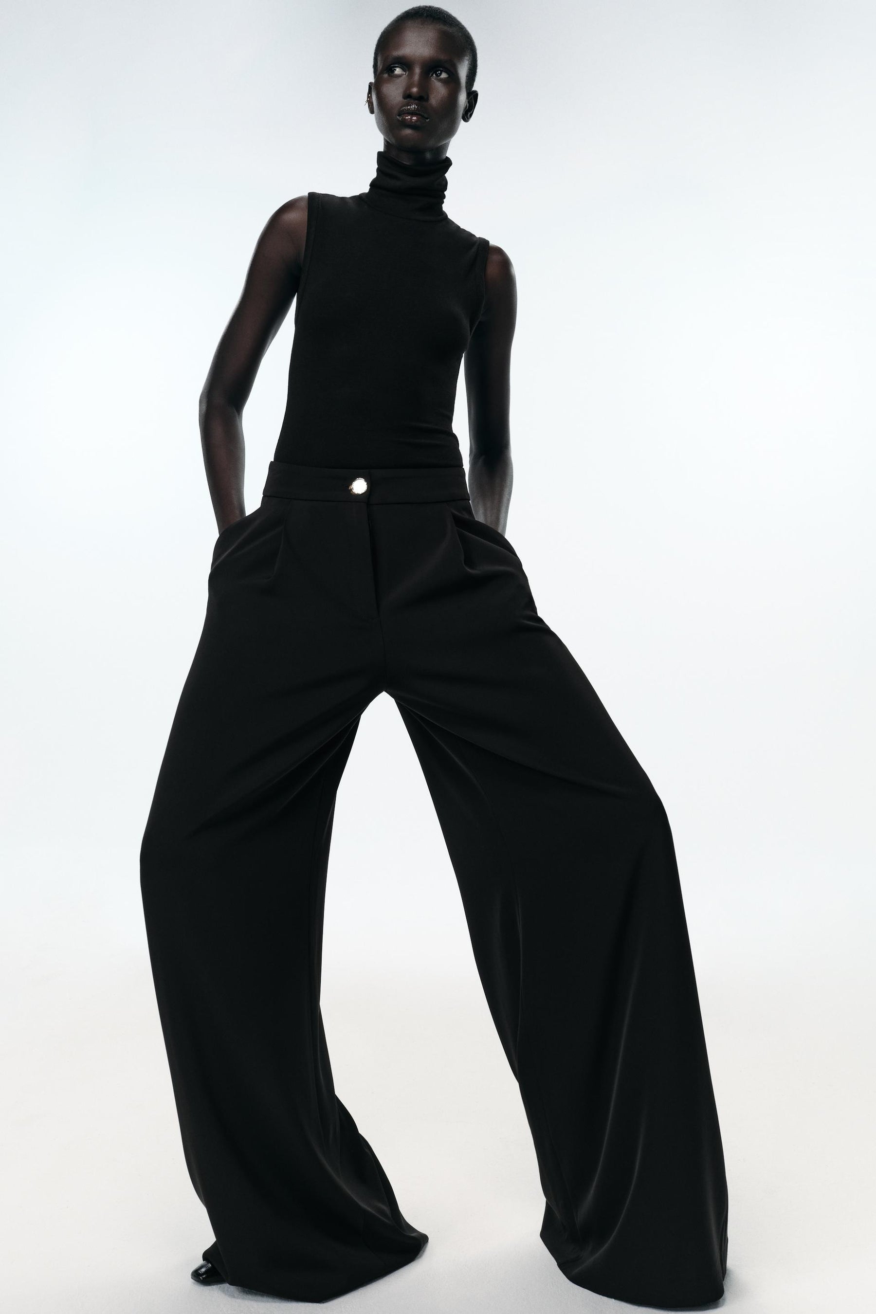 Flowing Palazzo Trousers