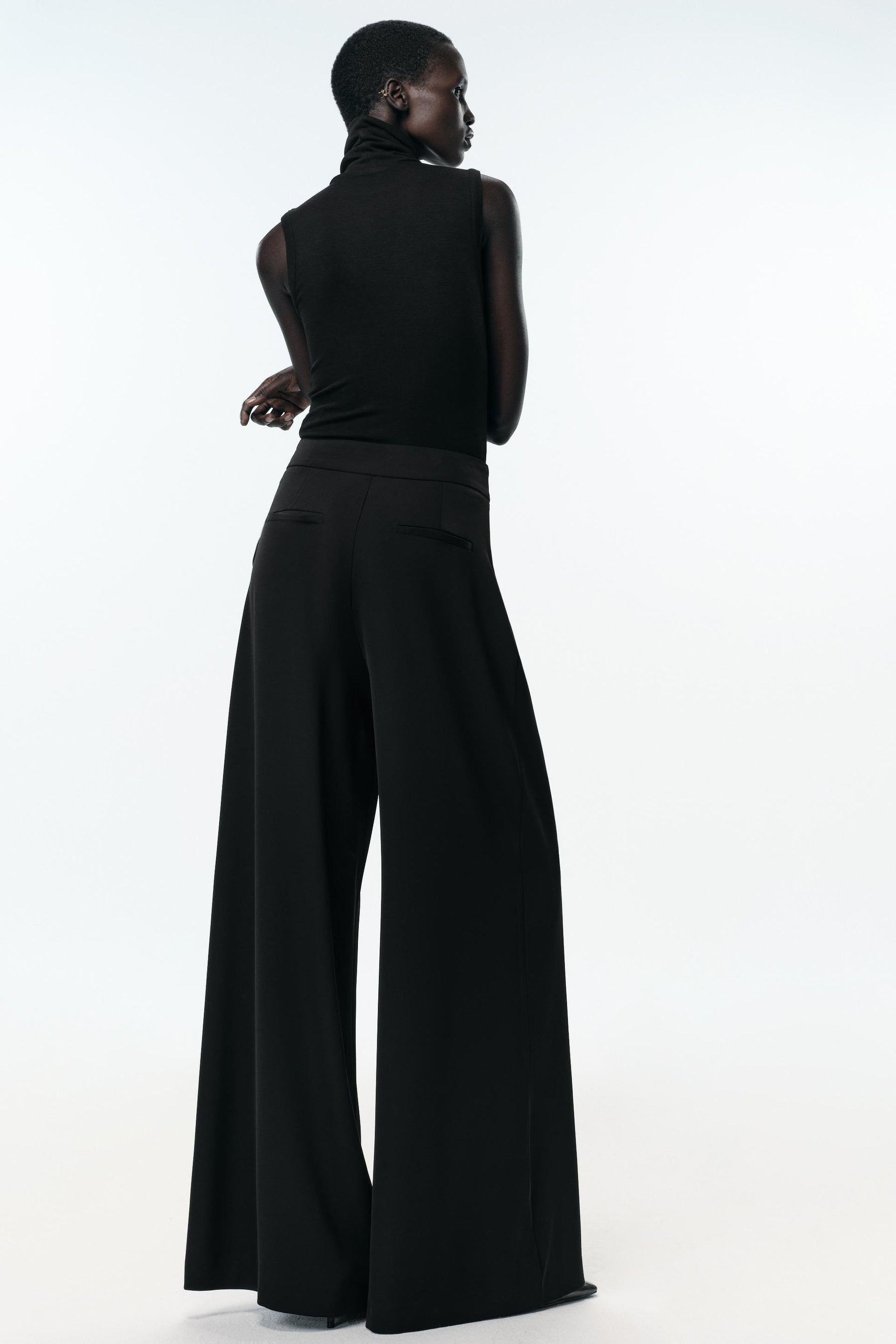 Flowing Palazzo Trousers