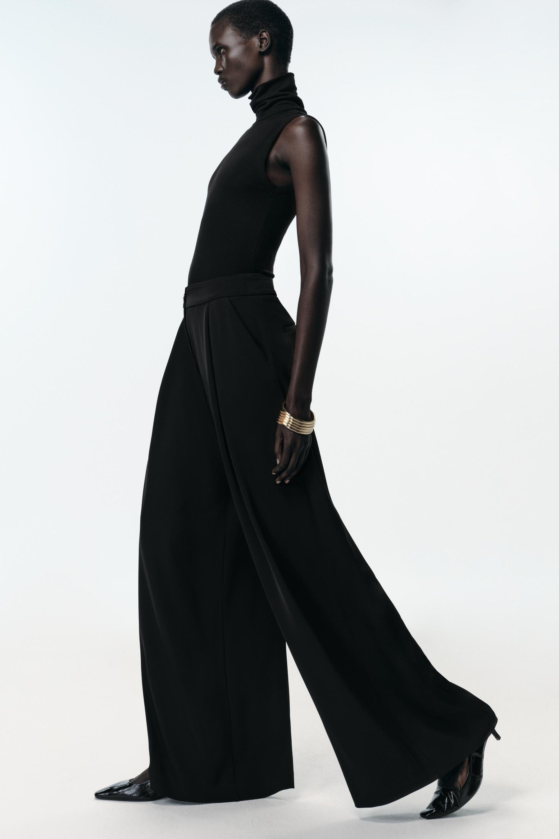 Flowing Palazzo Trousers