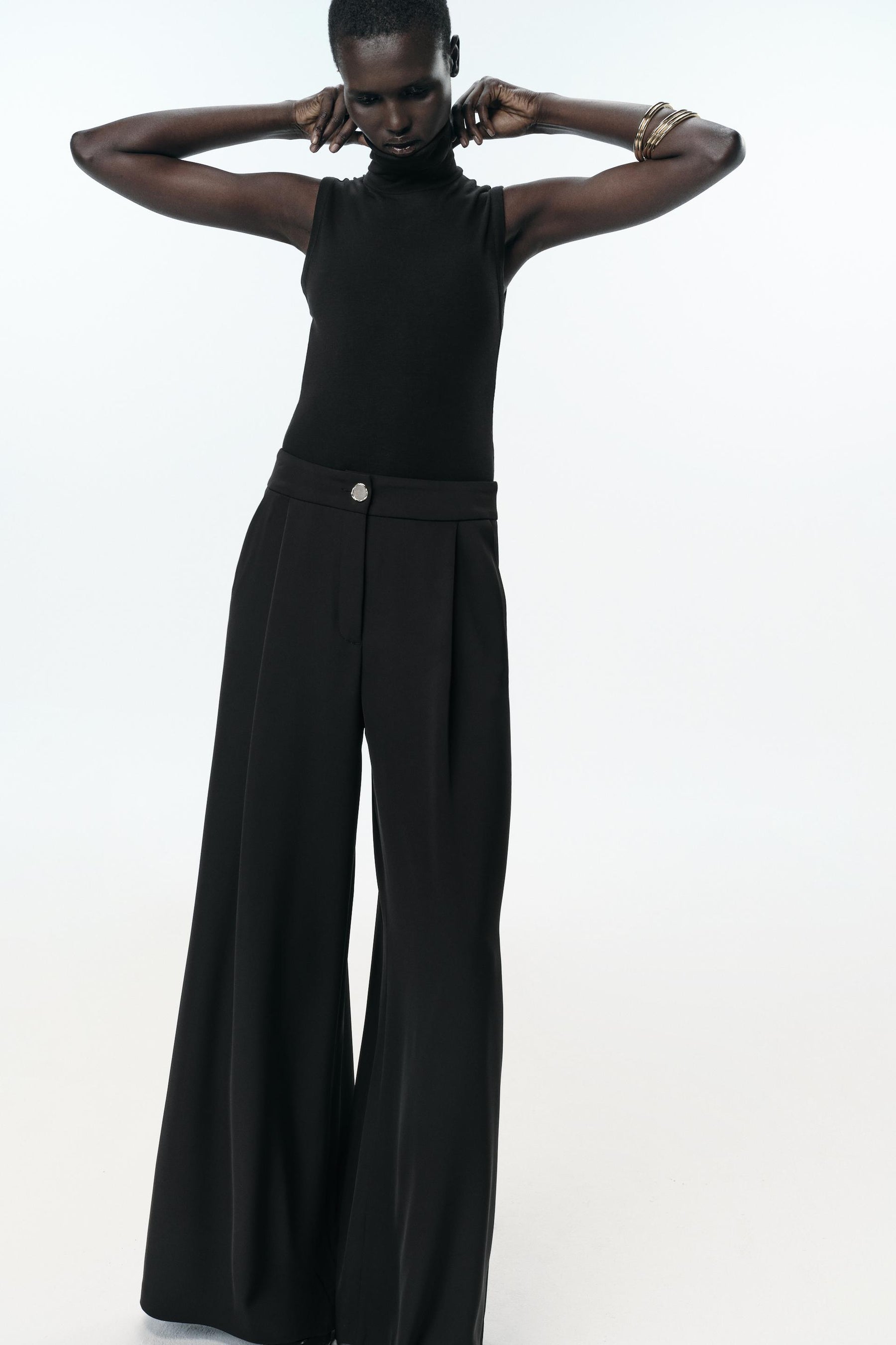 Flowing Palazzo Trousers