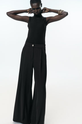 Flowing Palazzo Trousers
