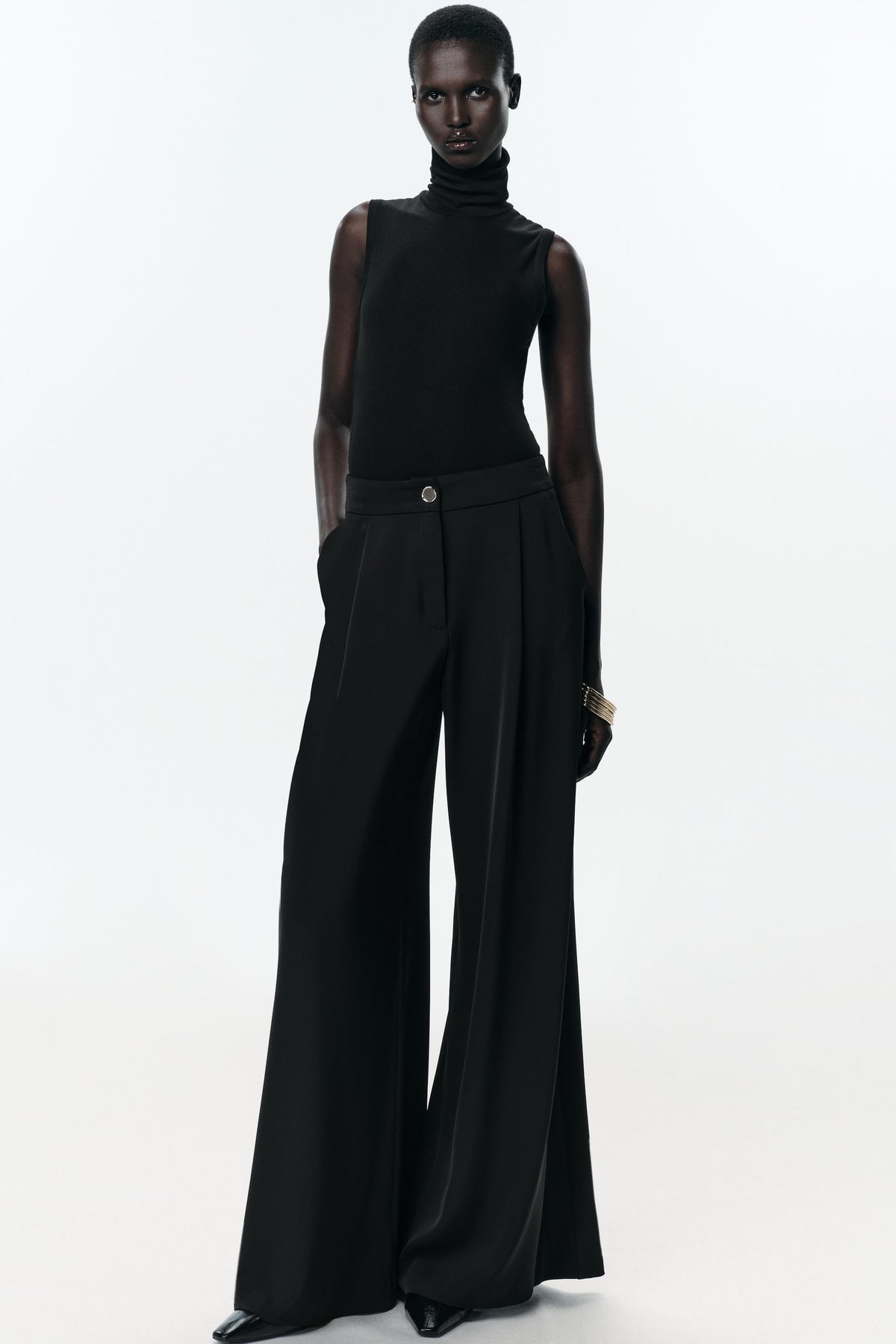 Flowing Palazzo Trousers