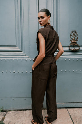 SAFARI LINEN BLEND TOP - Image 5