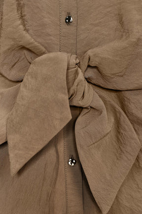 Knot Front Short Sleeve