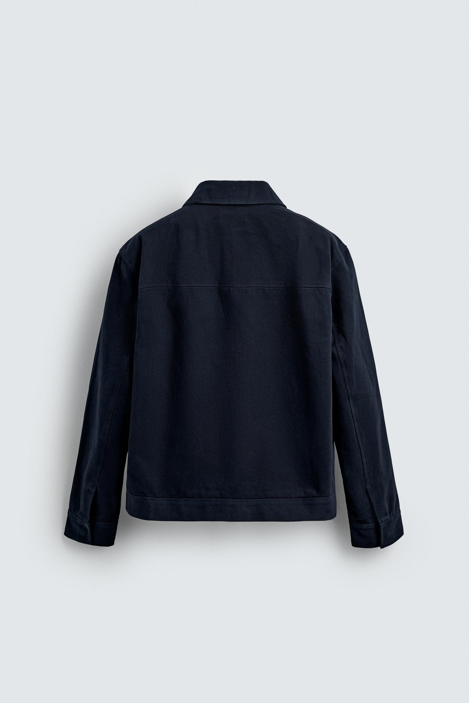 TEXTURED ZIP-UP OVERSHIRT - Image 8