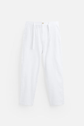 COTTON/LINEN TROUSERS - Image 6