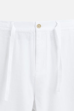 COTTON/LINEN TROUSERS - Image 8