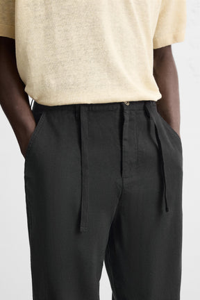 COTTON/LINEN TROUSERS - Image 5