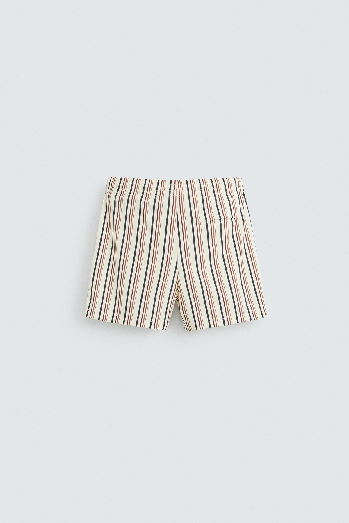 STRIPED MID-LENGTH SWIMMING TRUNKS - Image 2