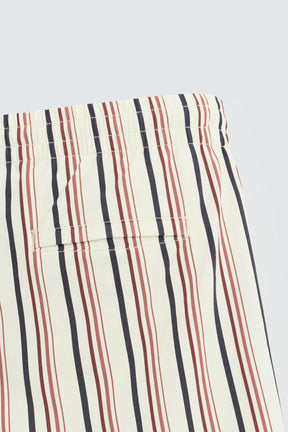 STRIPED MID-LENGTH SWIMMING TRUNKS - Image 4
