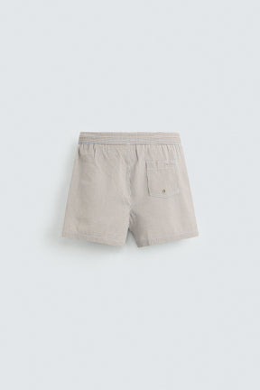 SEERSUCKER MID-LENGTH SWIMMING TRUNKS - Image 2