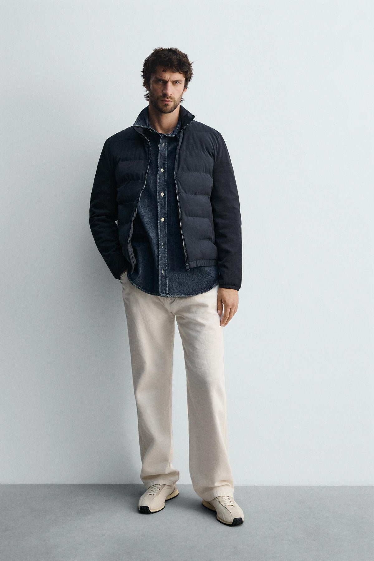 COMBINED QUILTED JACKET - Image 1