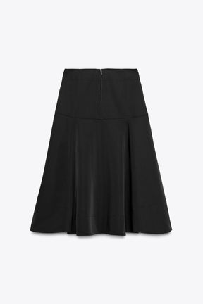 FLARED BELT SKIRT