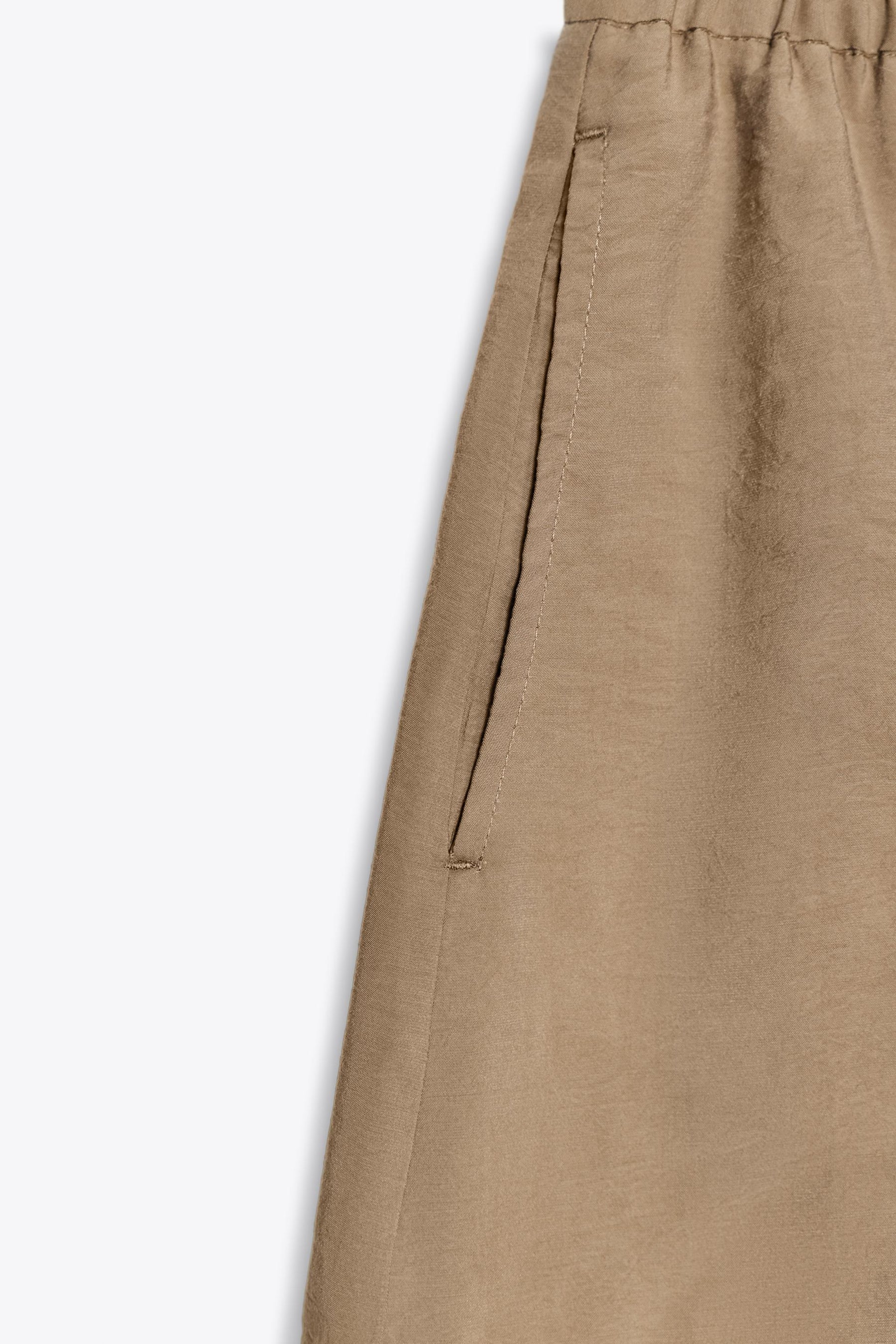 Beaded Drawstring Bermuda Shorts