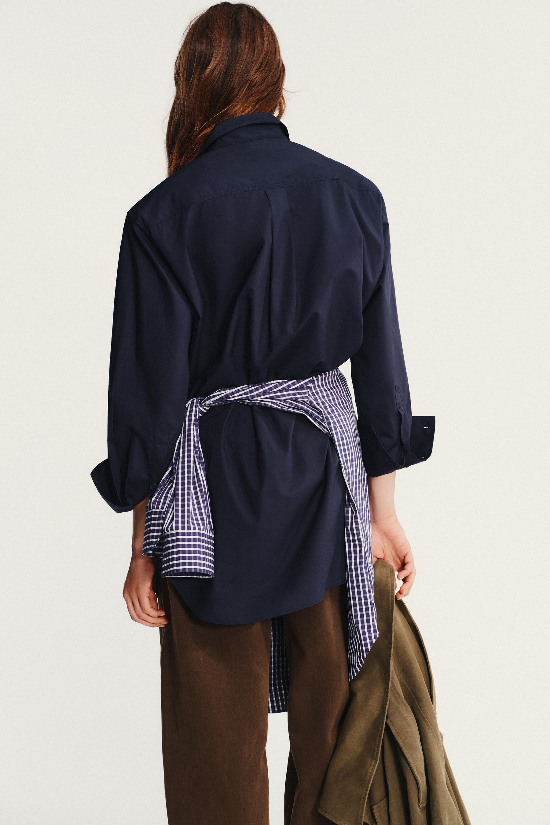 Poplin Shirt with Pads