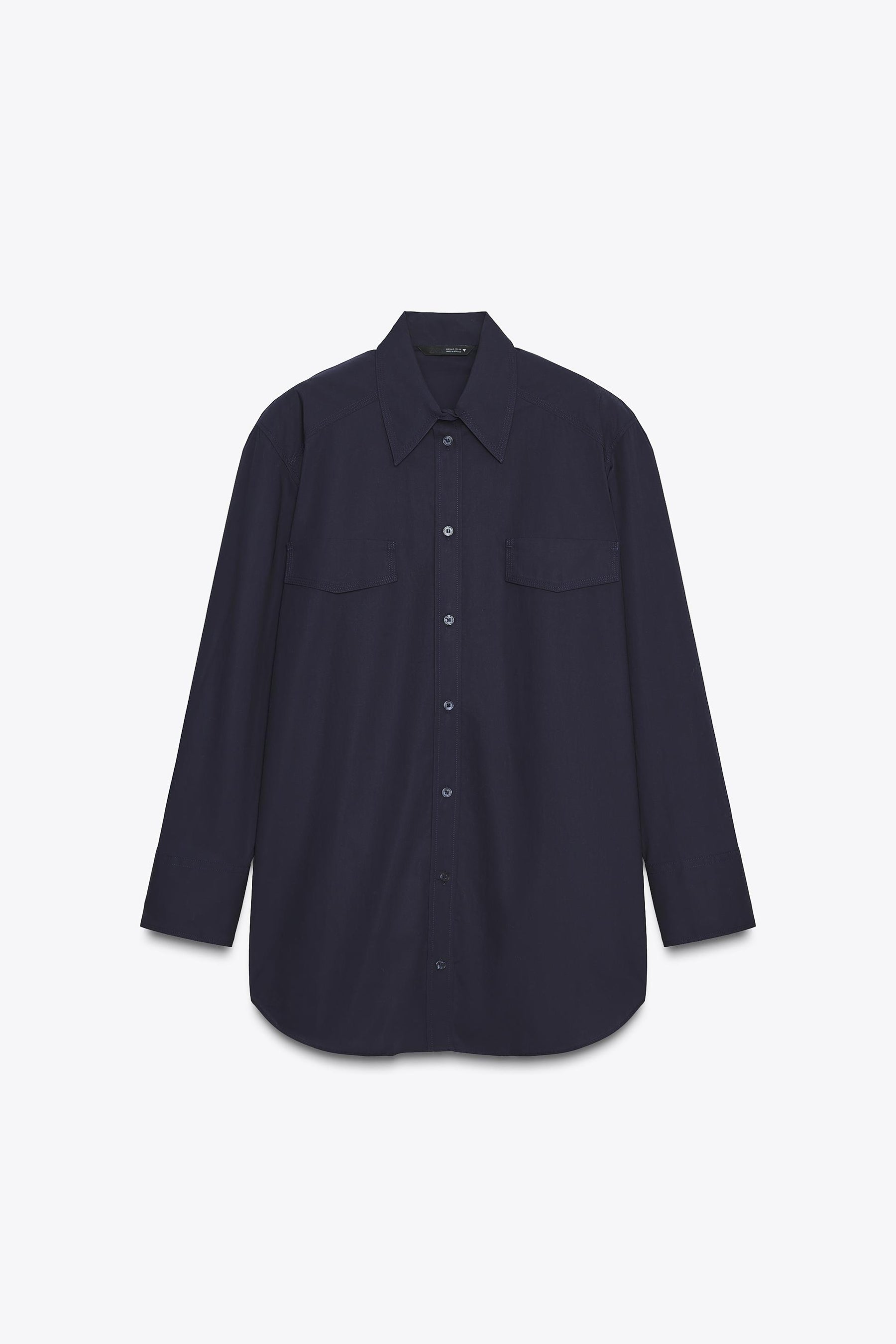 Poplin Shirt with Pads