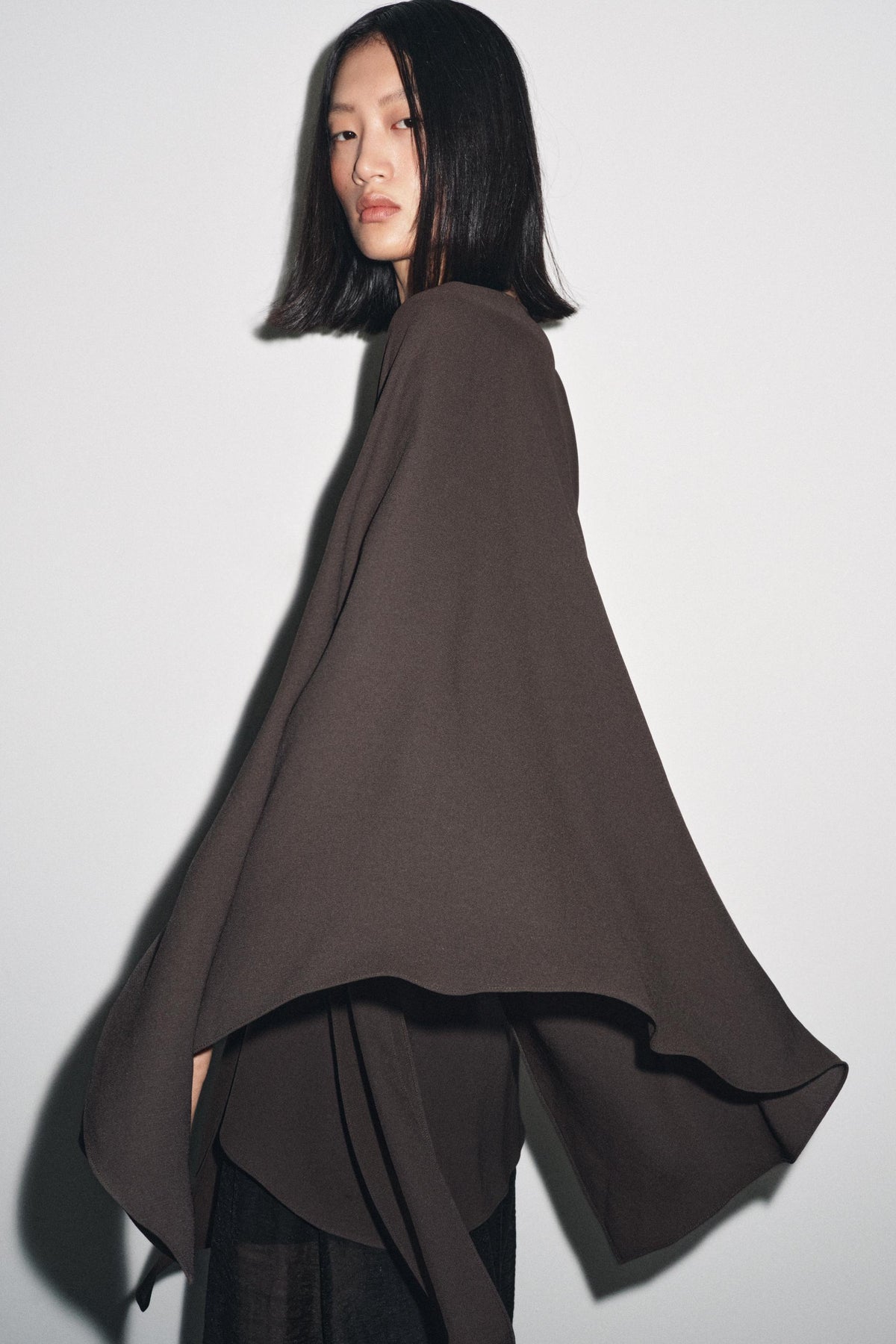 Asymmetric Wrap Blouse