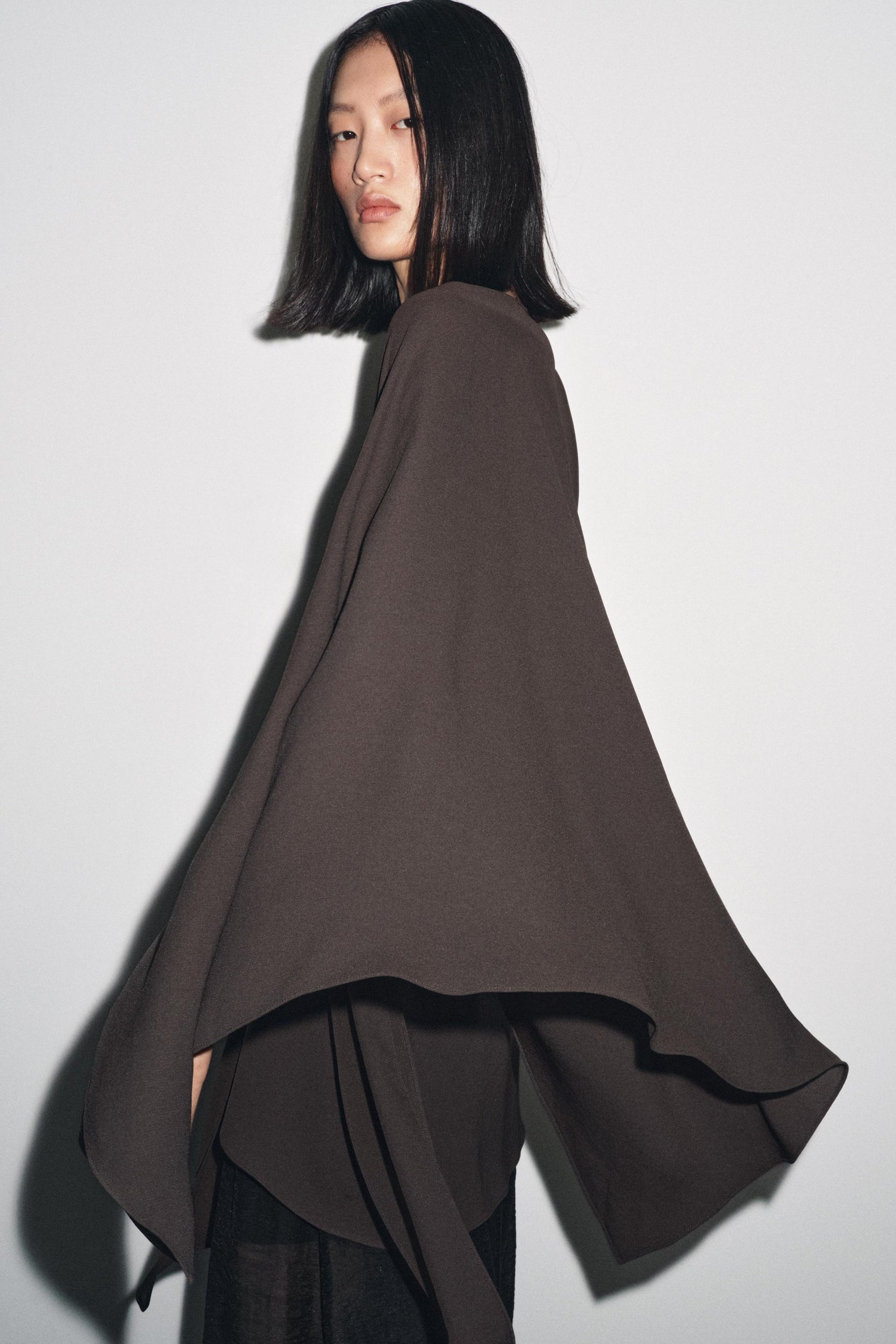 Asymmetric Wrap Blouse