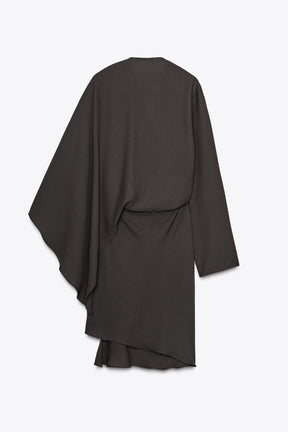 Asymmetric Wrap Blouse