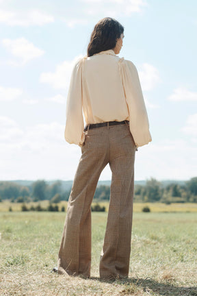 Romantic Bow-Accent Shirt