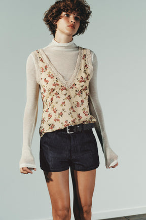 FLORAL LACE TOP