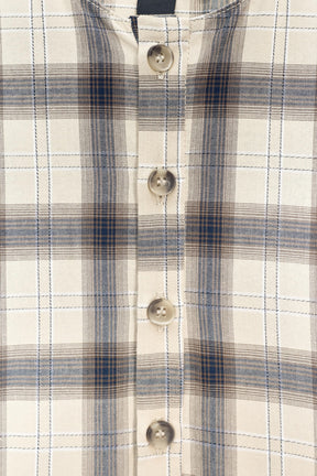 ZW COLLECTION CHECK SHIRT DRESS - Image 7