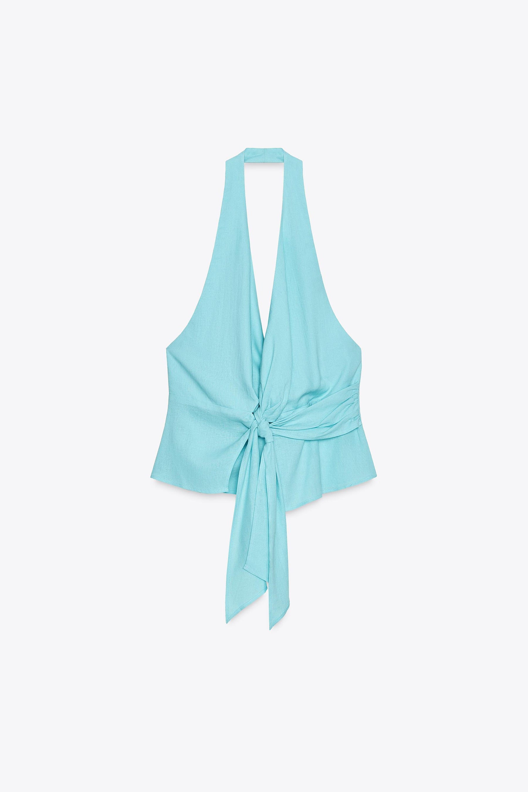 Linen Blend Knot Halter
