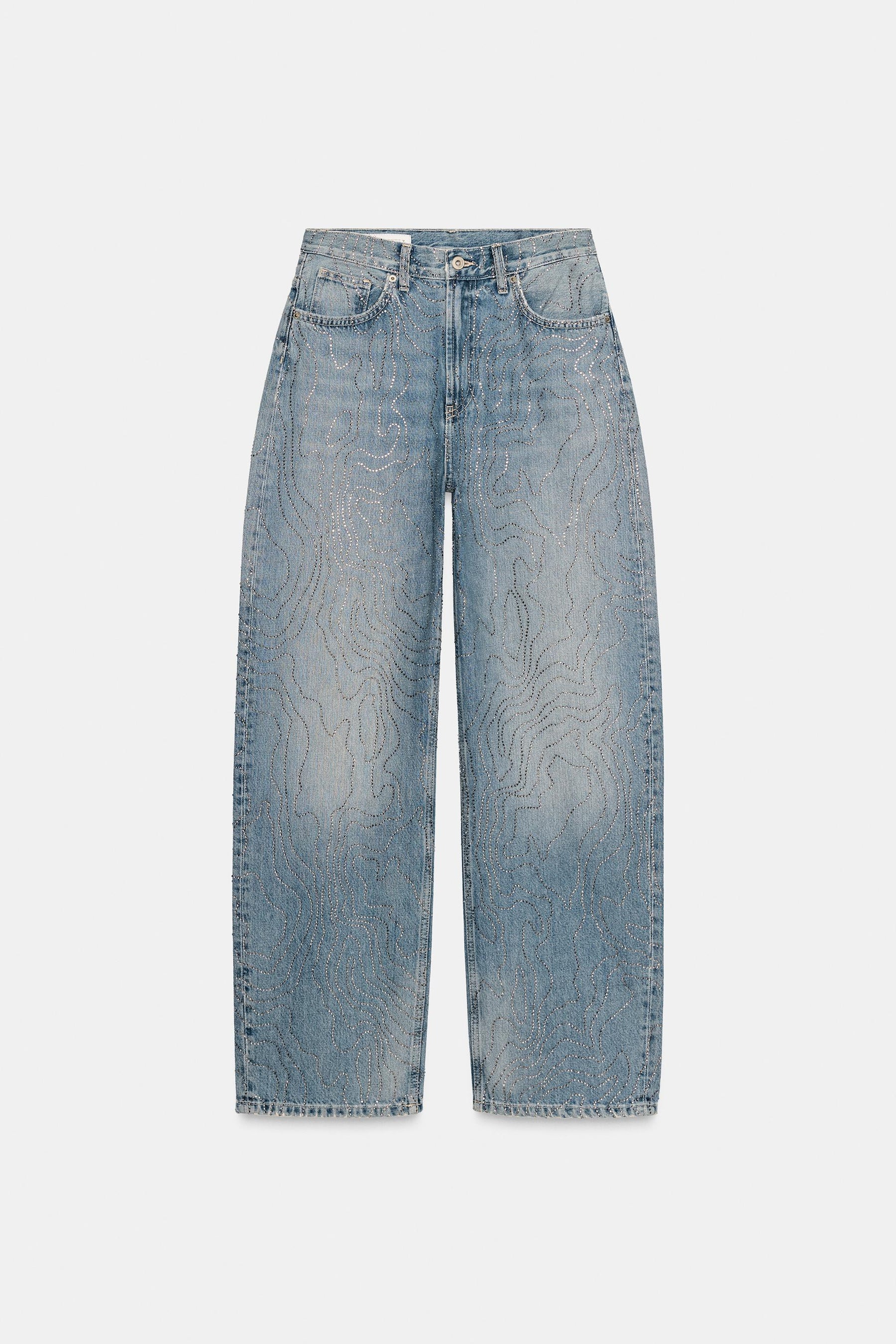 High-Waist Straight Jeans