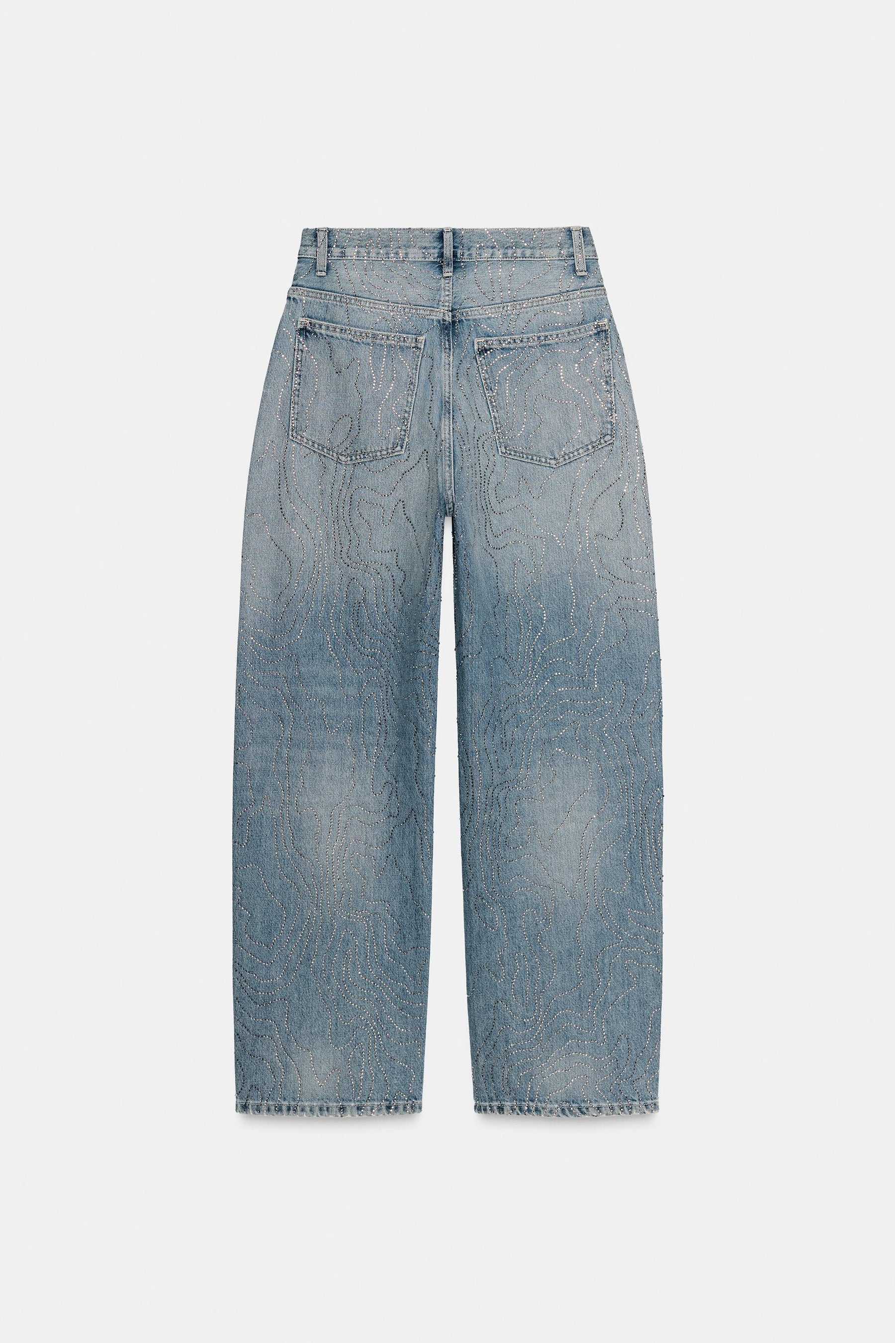 High-Waist Straight Jeans