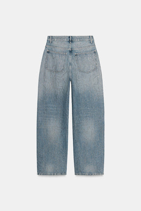 High-Waist Straight Jeans
