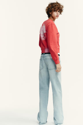 Déifgräifend breet Jeans 