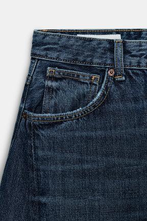 Oversize balloon high-waist jeans