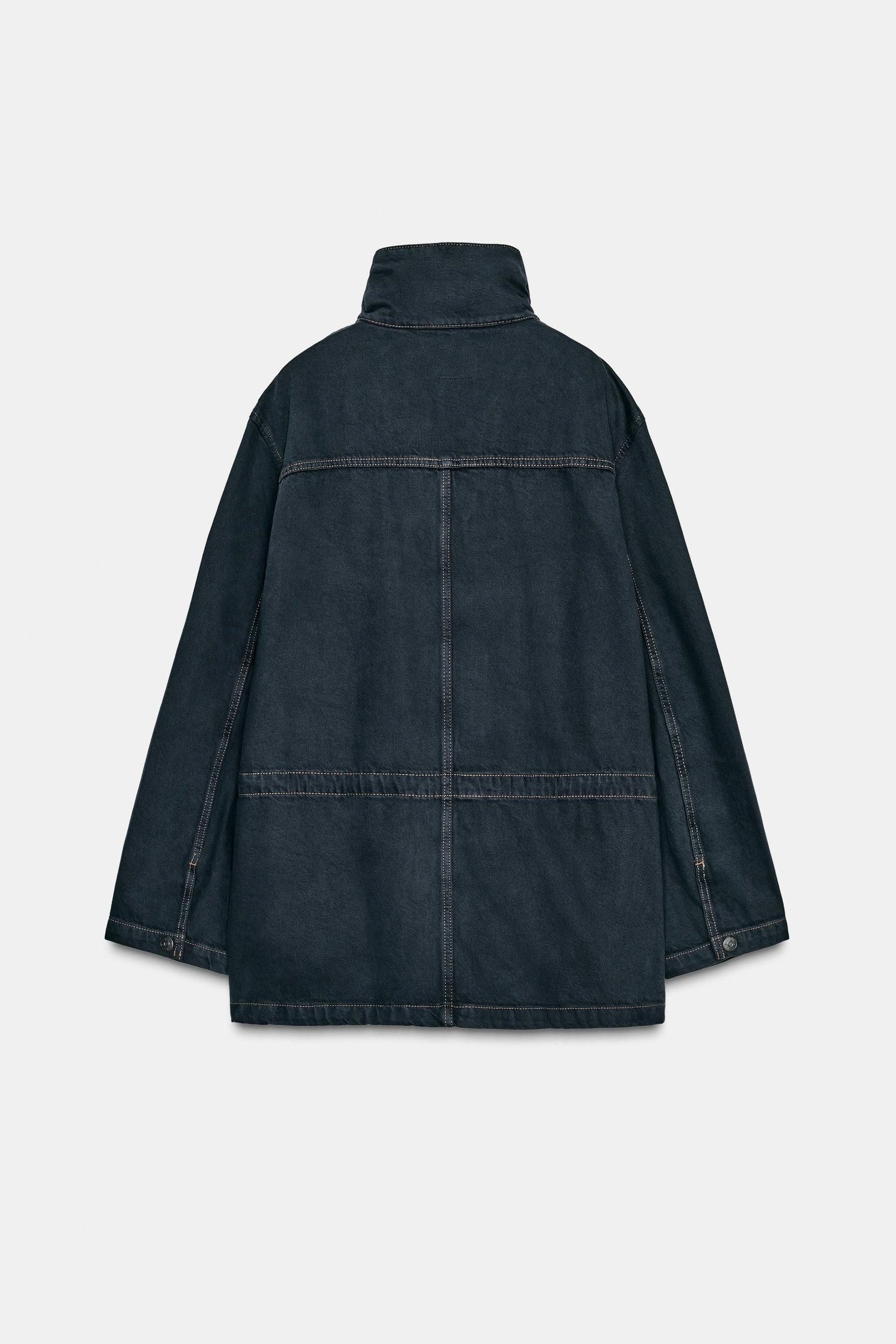 Topstitched Pocket Jacket