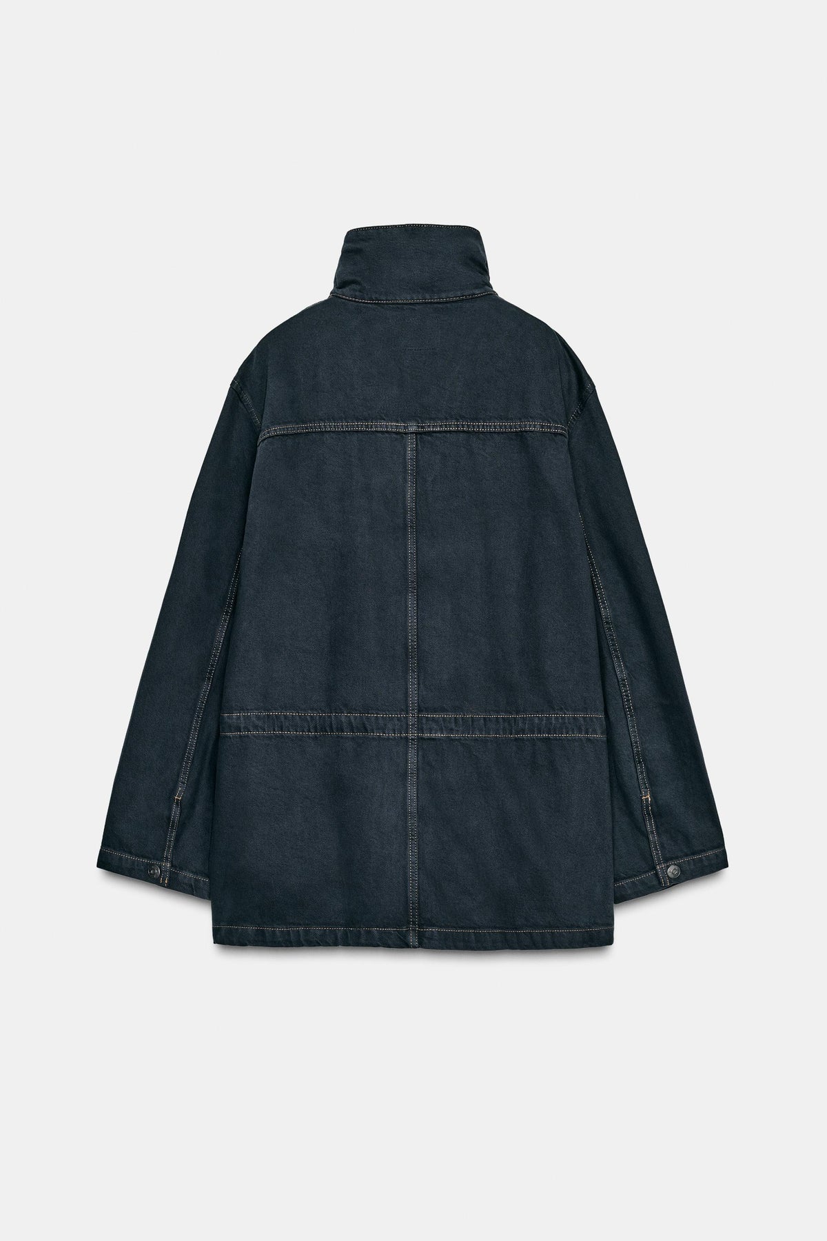 TOPSTITCHED POCKET JACKET