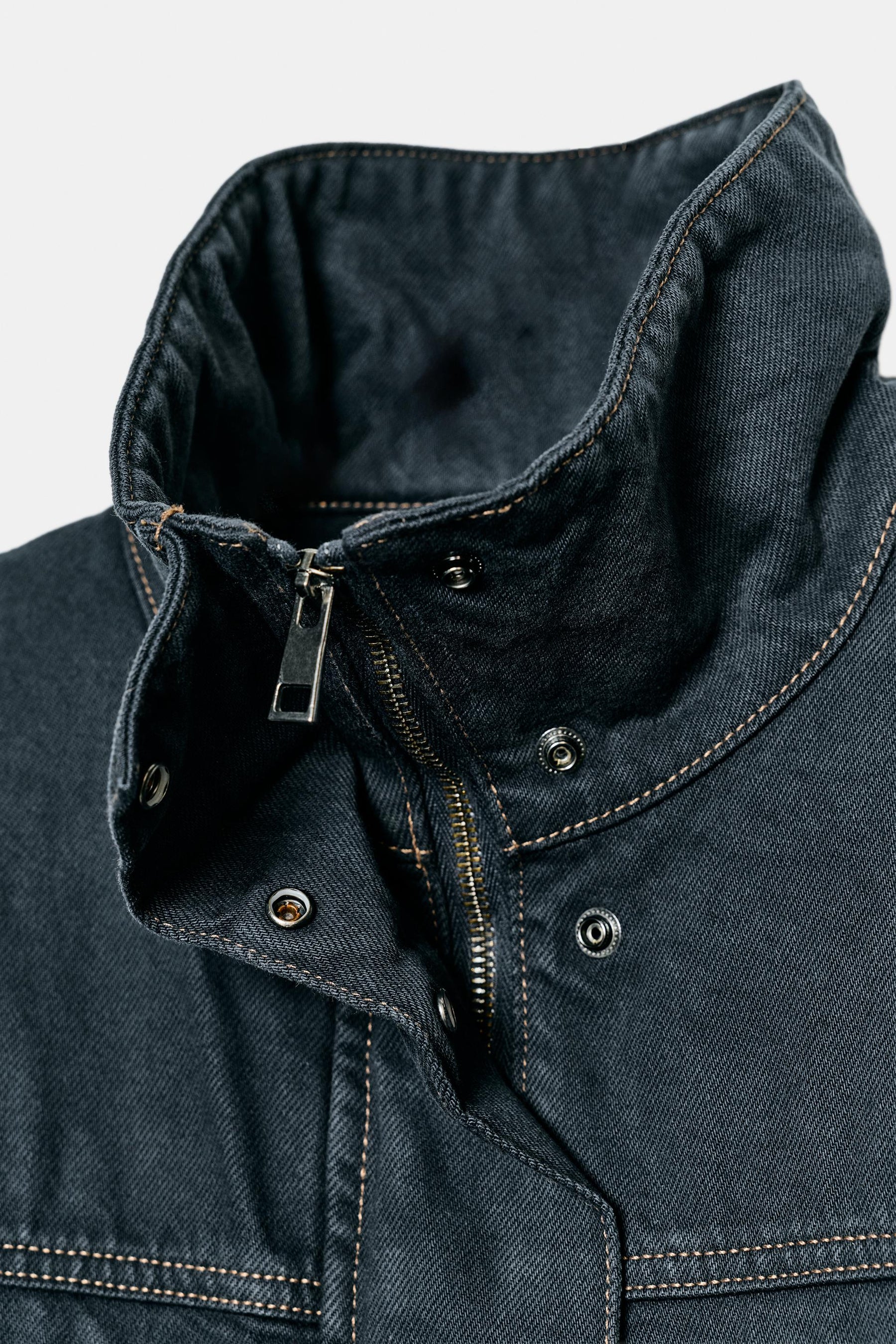 Topstitched Pocket Jacket