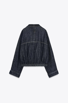 TRF BATWING SLEEVE DENIM JACKET - Image 7