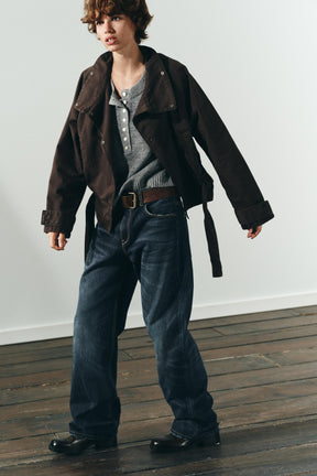 BELTED COTTON JACKET - Image 5