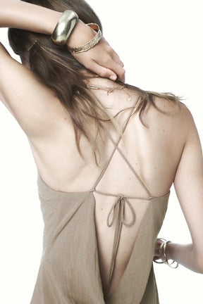 EMBROIDERED MIDI CAMISOLE DRESS - Image 2
