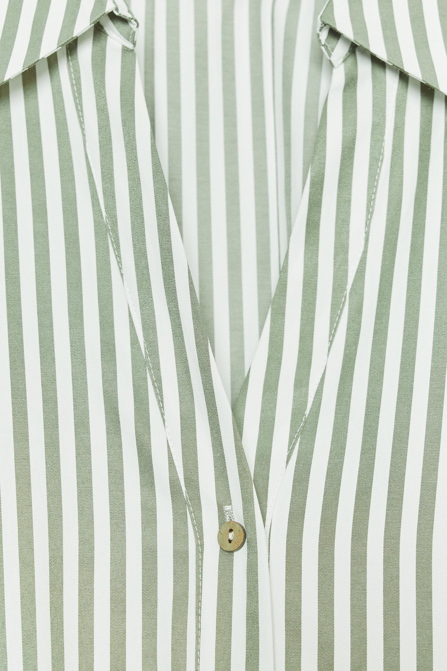 Striped Turn-Up Sleeve Shirt