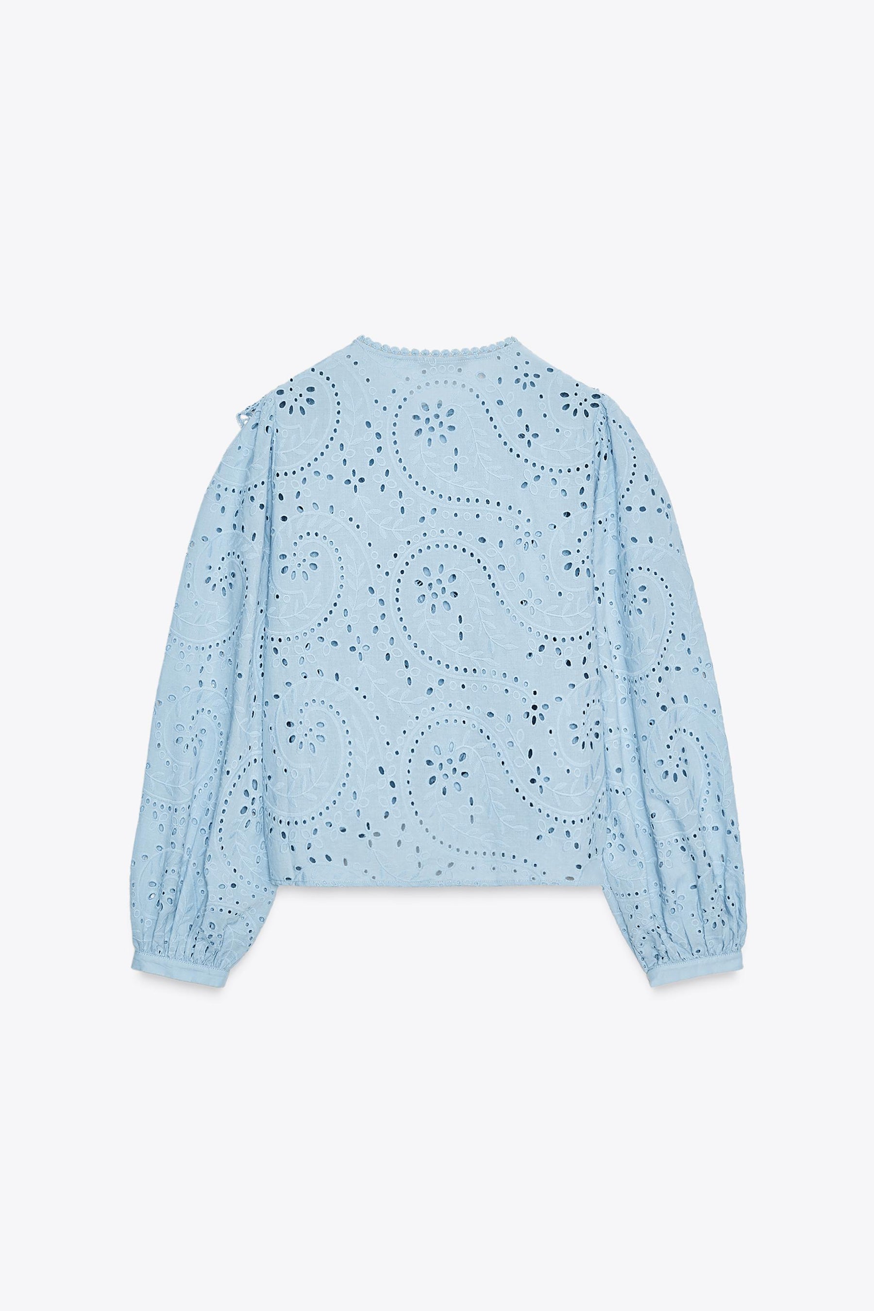 Embroidered Cutwork Shirt