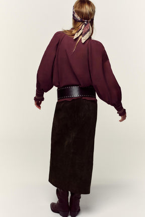 EMBROIDERED TASSEL SHIRT