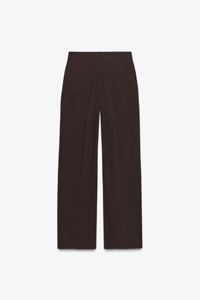 Straight-leg Trousers with Stripes