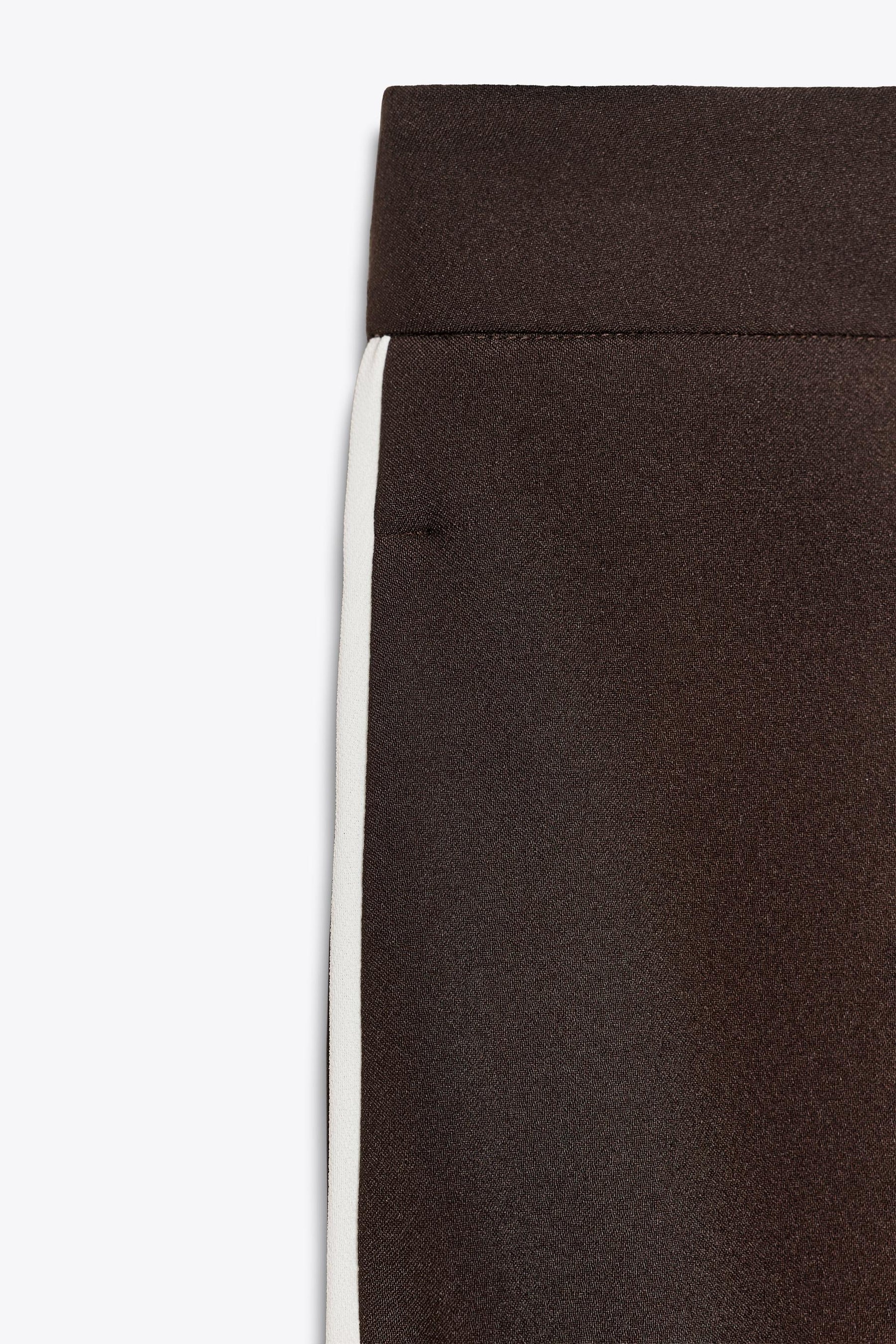 Straight-leg Trousers with Stripes