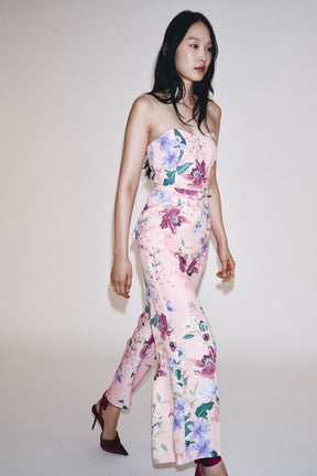 FLORAL PRINT TROUSERS