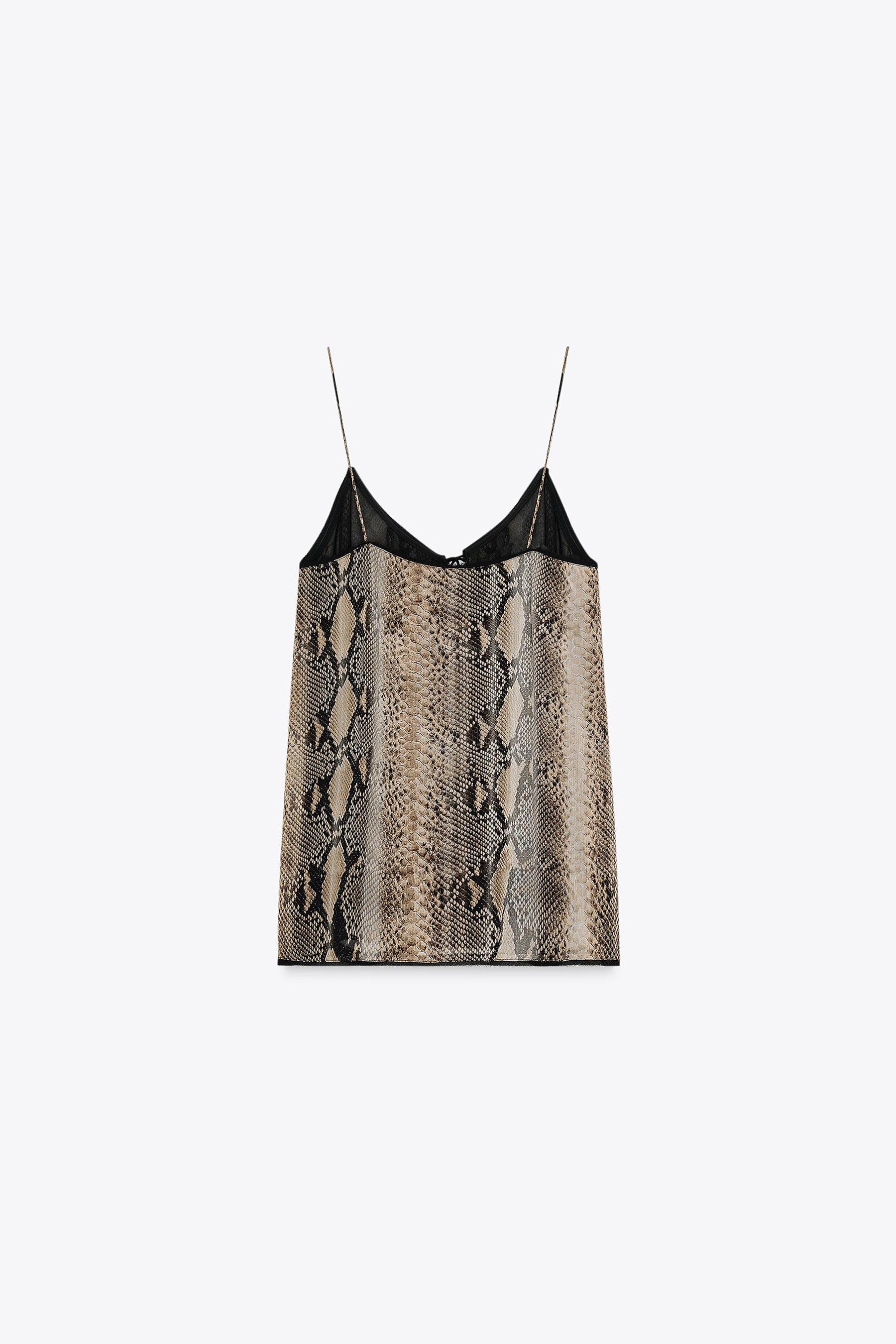 Animal Print Camisole Top