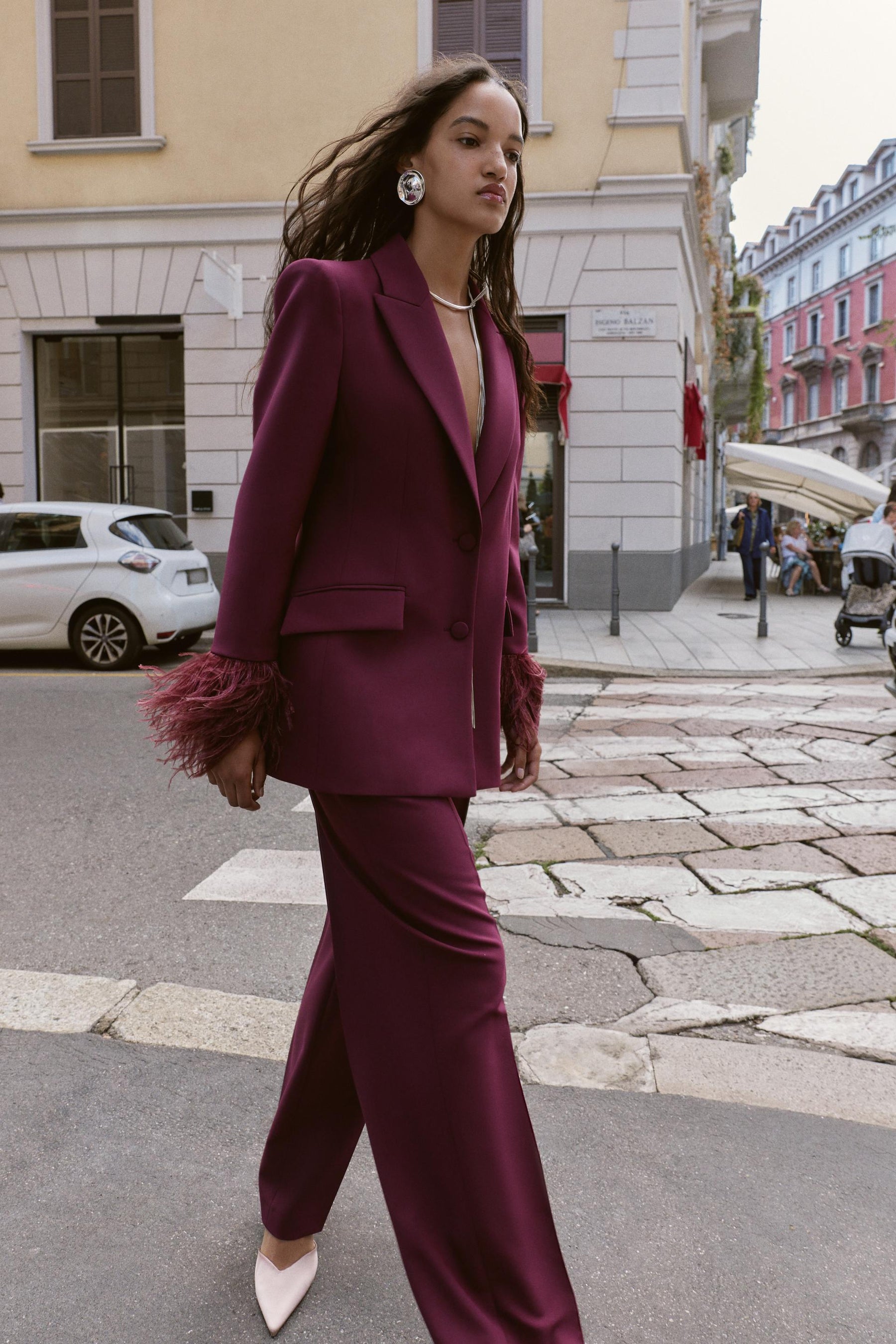 Straight Trousers High-Waist