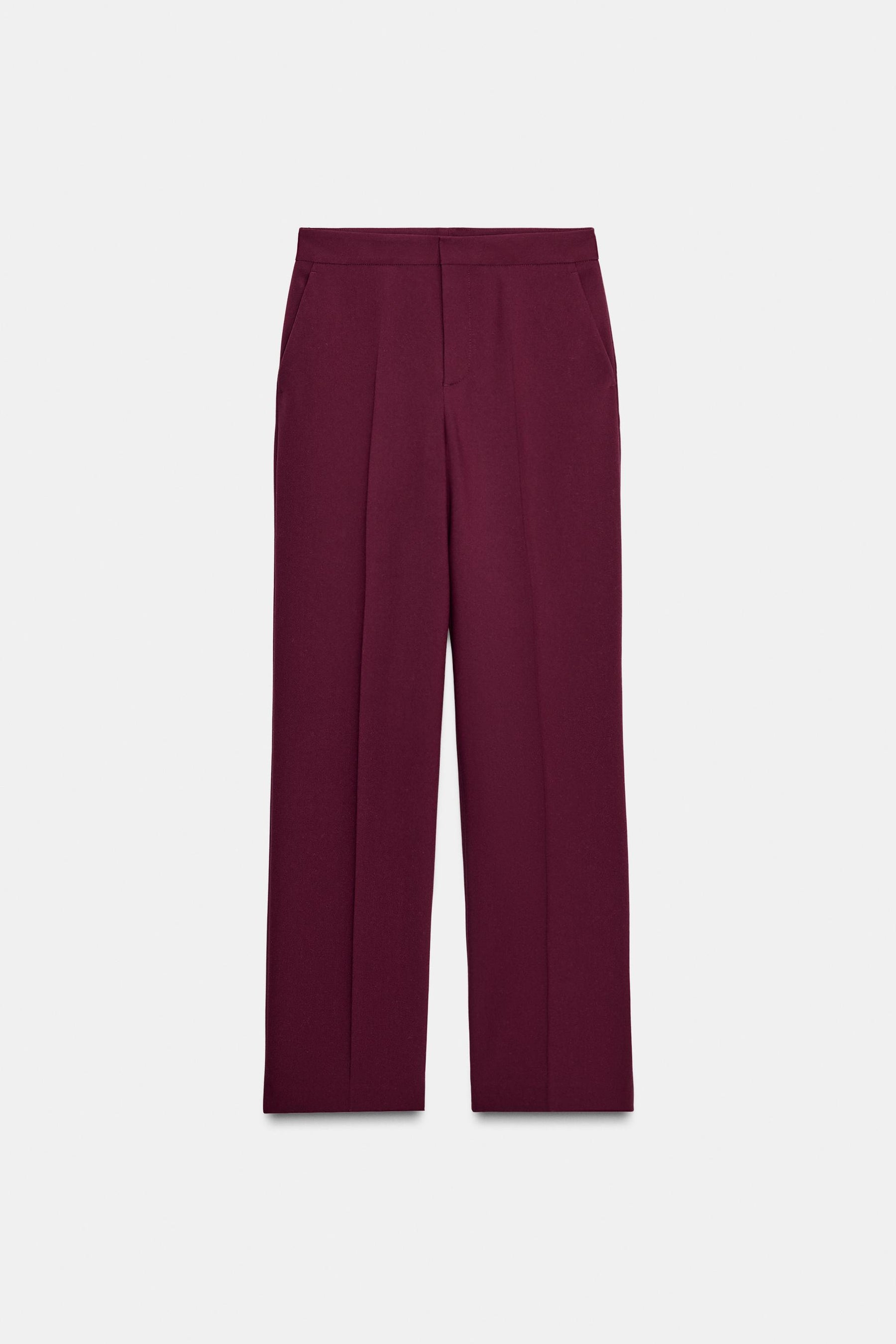 Straight Trousers High-Waist