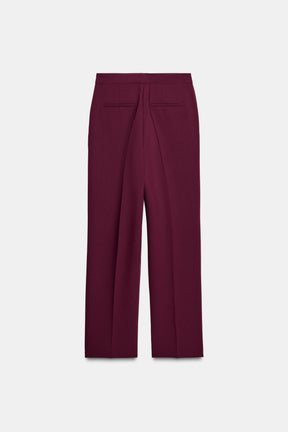 Straight Trousers High-Waist