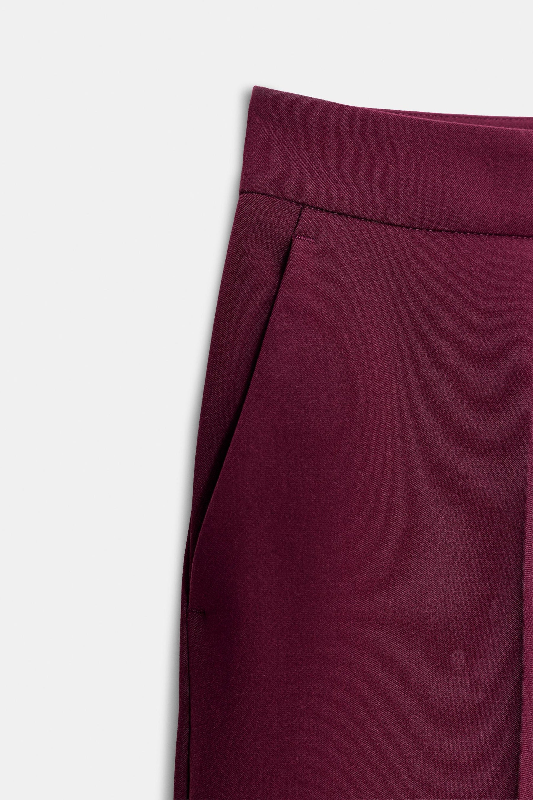 Straight Trousers High-Waist